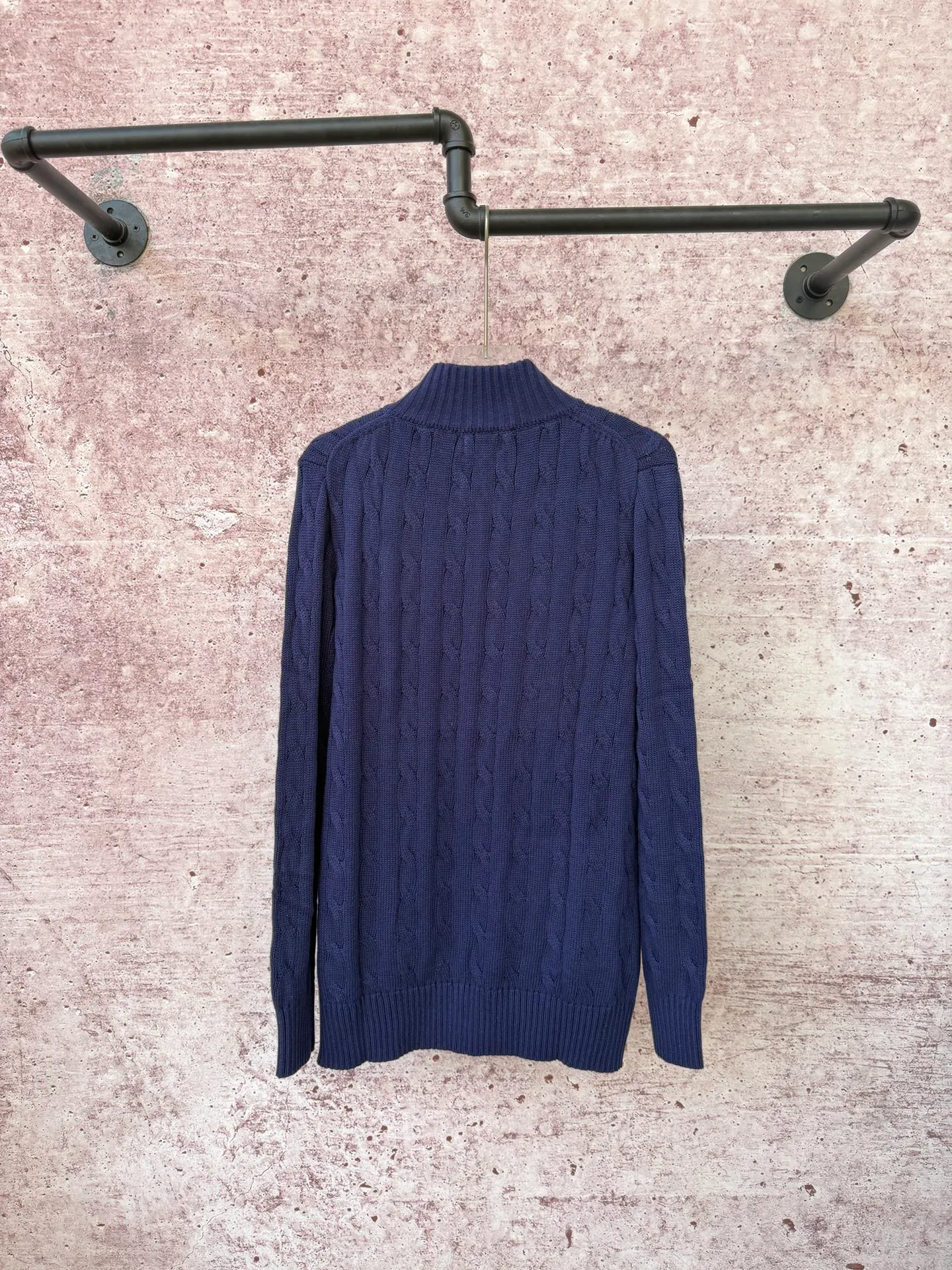 P260 Ralph Lauren's new autumn full-zip sweater jacket, the same style for men and women, can be worn as an inner layer or as a jacket, original pure cotton washed yarn, customized hardware accessories, original exquisite pony logo embroidery, fine workmanship, recommended hot product